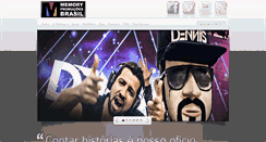 Desktop Screenshot of memoryproducoes.com.br