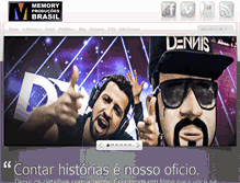 Tablet Screenshot of memoryproducoes.com.br